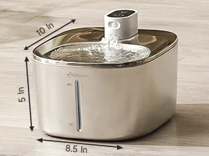 APETDOLA 4L Fuente de agua inalámbrica para gatos con sensor automático, fuente para beber para gatos, perros, bebedero, accesorios para dispensador de agua para mascotas