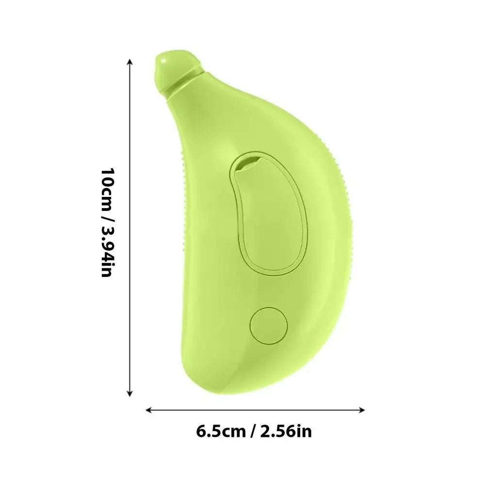 Cepillo de vapor giratorio para gatos y perros, peine eléctrico pulverizador para eliminar el pelo, cepillo de gato de silicona suave para masaje, peine de aseo, accesorios para mascotas