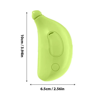 Cepillo de vapor giratorio para gatos y perros, peine eléctrico pulverizador para eliminar el pelo, cepillo de gato de silicona suave para masaje, peine de aseo, accesorios para mascotas