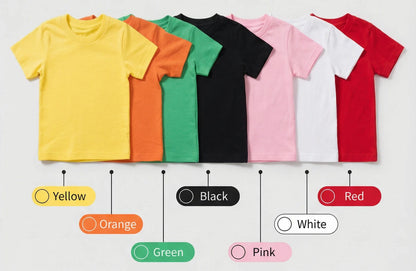 Camiseta de algodón de manga corta casual para niños de Star Wars Yoda Baby Yoda, camiseta de verano para niños y niñas pequeños