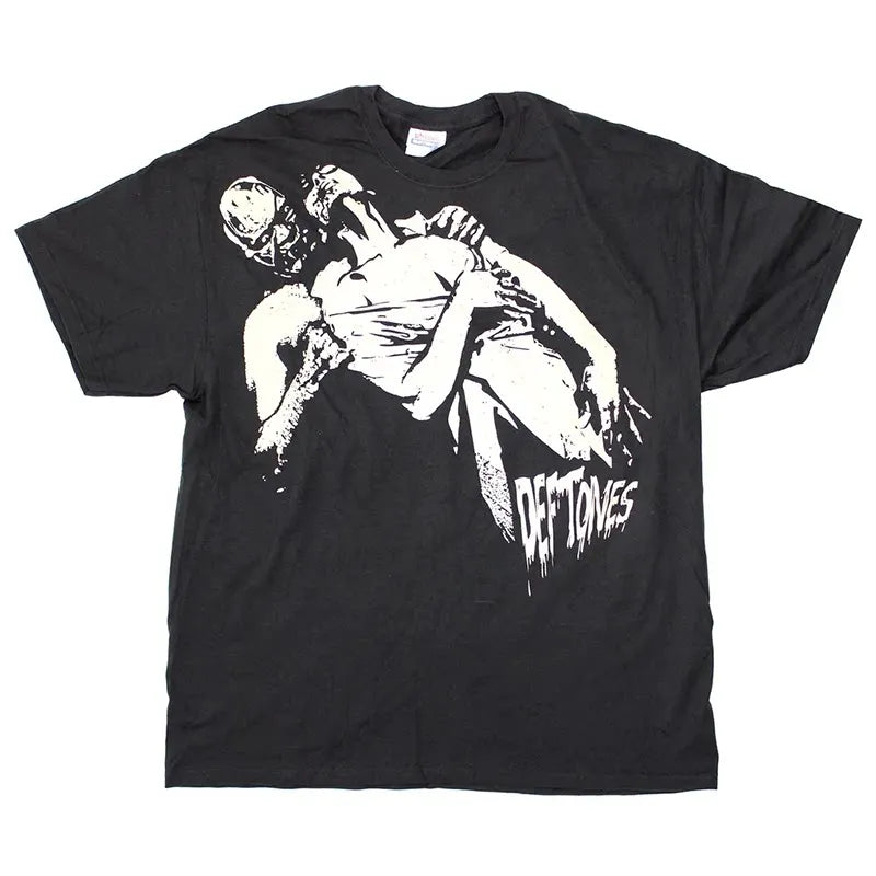 Deftones Sub-tone Banda Música Rap Alternativa Estilo Metal Camiseta Americana de Hombre Tendencia de Moda de Verano Camiseta de Algodón Transpirable