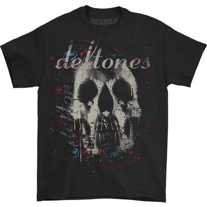 Deftones Sub-tone Banda Música Rap Alternativa Estilo Metal Camiseta Americana de Hombre Tendencia de Moda de Verano Camiseta de Algodón Transpirable