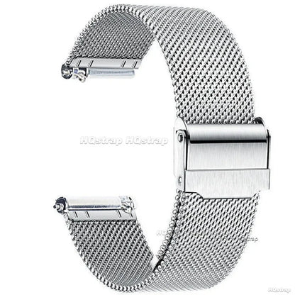 Correa milanesa de liberación rápida universal para DW 20mm 22mm 12mm 14mm 16mm 17mm 19mm 21mm 24mm 18mm Malla de acero inoxidable de 0.6