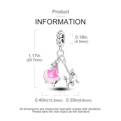 New Arrivals Silver Plated Cute Pet Moon Luminous Firefly Charms Fit Original Bangle Beads Pendent Dangle Bracelet DIY Jewelry