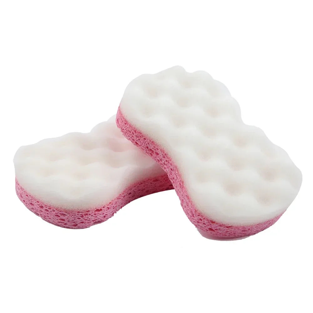 1/3PCS New Soft Bath Sponge Shower Natural Gentle Soothing Body Fiber Exfoliating Shower Sponge Wash Bouquet Bathing Accessories