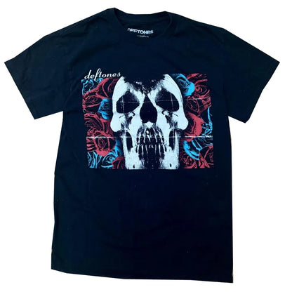 Deftones Sub-tone Banda Música Rap Alternativa Estilo Metal Camiseta Americana de Hombre Tendencia de Moda de Verano Camiseta de Algodón Transpirable