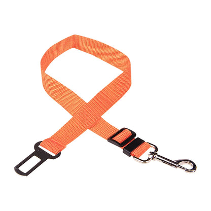 Dog Car Seat Belt Safety Protector Travel Pets Accessories Dog Leash Collar Breakaway Solid Car Harness