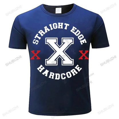 man crew neck teeshirt New Summer Fashion Men T Shirt Simple Short-Sleeved Cotton Straight Edge Hardcore Popular Man T-Shirt