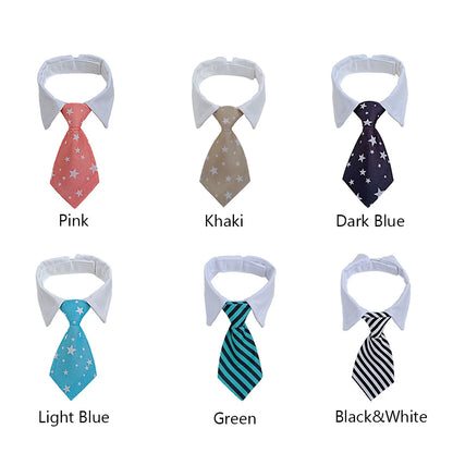 Pet Dog Cat Formal Necktie Tuxedo Bow Tie Black and Red Collar for Dog Cat Pet Accessories Suit for small medium dogs and cats