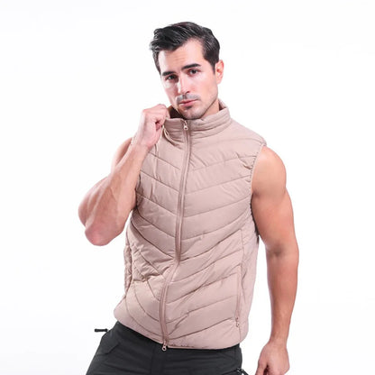 Men Casual Coat Vest Tactical Sports Thicken Warm Sleeveless Camouflage Jackets Male High-quality Waterproof Zipper Waistcoat