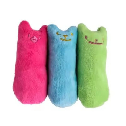 Catnip Toys Cute Thumb Plush Pillow Teeth Grinding Bite-resistant Teasing Relaxation Cat Chew Toy Pet Accessories