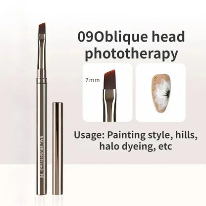 Nails Art Liner Brushes Elongated Lines Striping Drawing Painting  6/9/12/15/18mm Design Pen Professional Manicure Tool New
