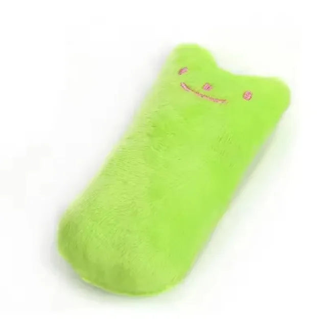 Catnip Toys Cute Thumb Plush Pillow Teeth Grinding Bite-resistant Teasing Relaxation Cat Chew Toy Pet Accessories