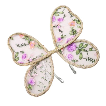 Accesorios de fotografía de alas de mariposa de encaje para niños, para juego creativo