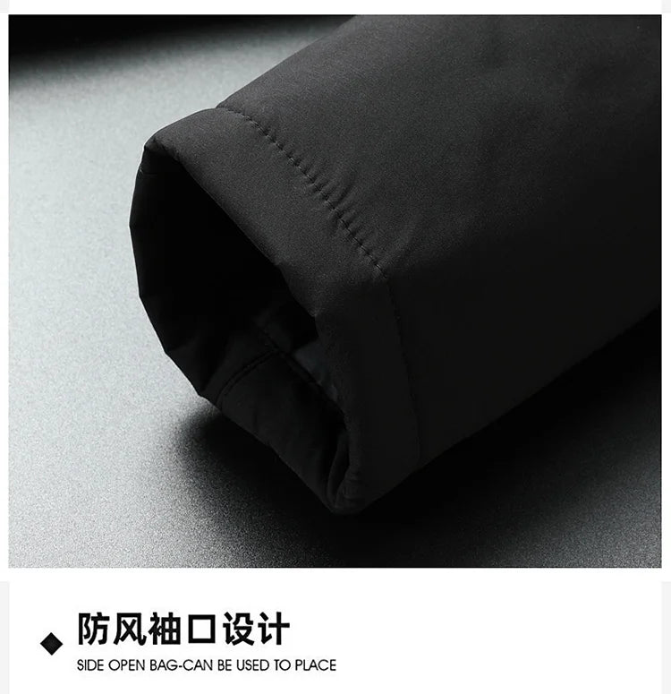 2024 Chaquetas de invierno para hombre, a la moda, gruesas, cálidas, acolchadas de algodón, estilo casual holgado de alta calidad, talla grande para hombre 8XL