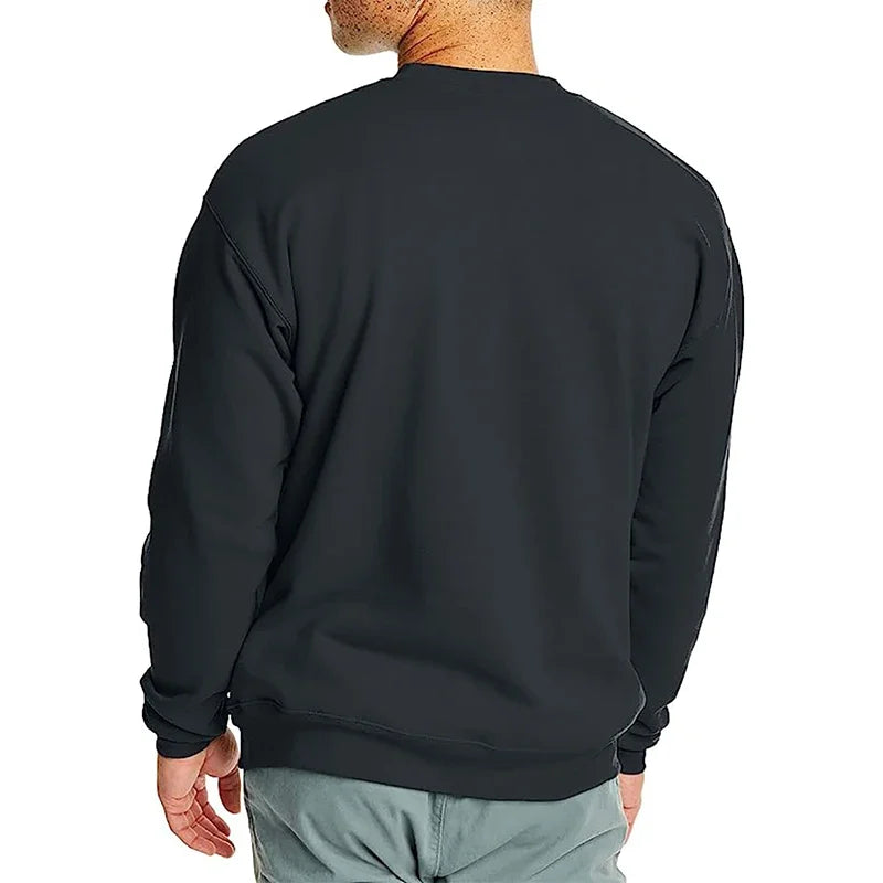 Men's Fashionable Thin Solid Color Hoodie Ideal for Autumn Casual Pullover Streetwear