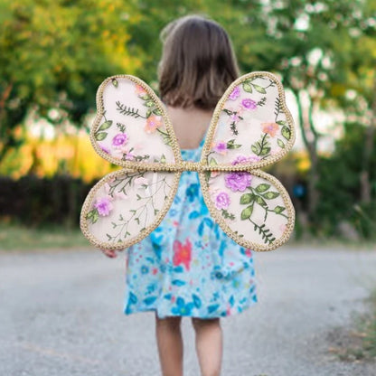 Accesorios de fotografía de alas de mariposa de encaje para niños, para juego creativo