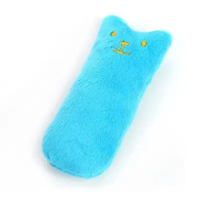 Catnip Toys Cute Thumb Plush Pillow Teeth Grinding Bite-resistant Teasing Relaxation Cat Chew Toy Pet Accessories
