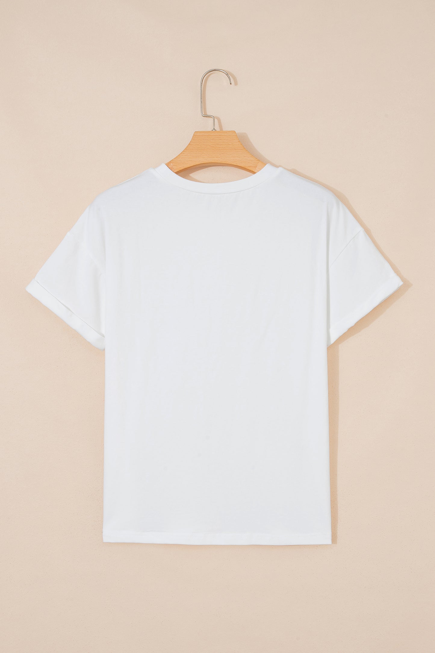 White Coquette Cowgirl Elements Printed Relaxed Tee - Snoopy's Closet