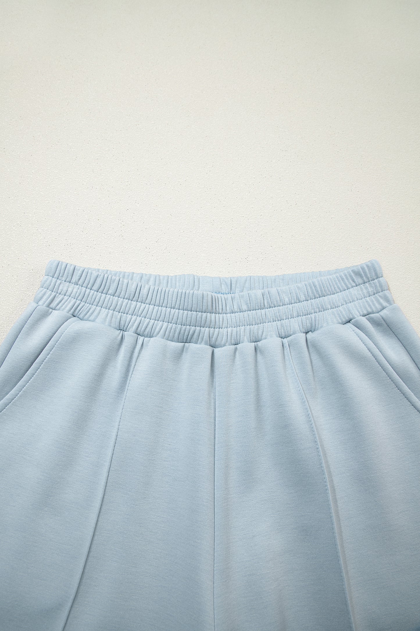 Beau Blue Half Zip Polo Tee Casual Pant Set - Snoopy's Closet