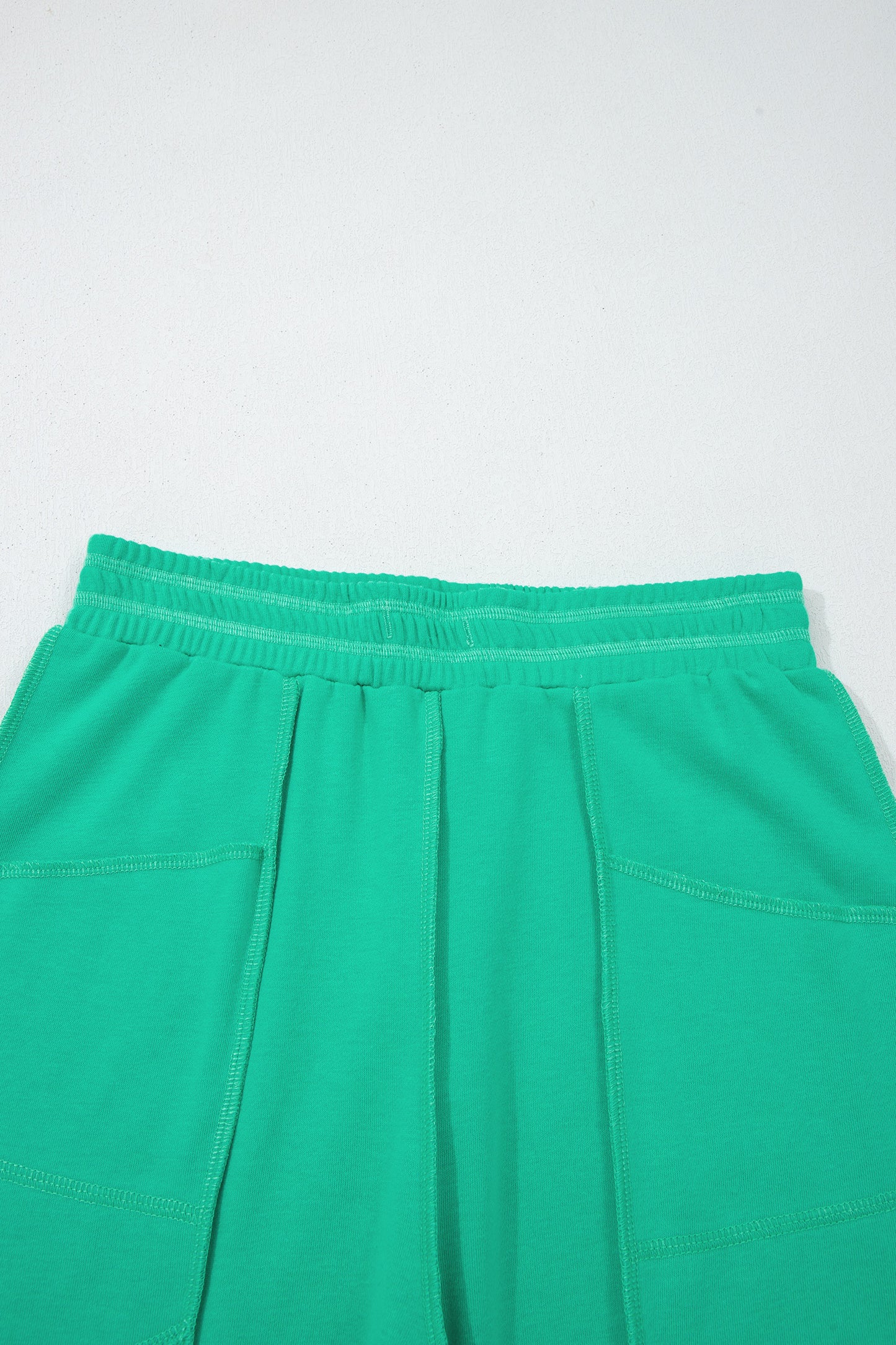 Mint Green Drop Shoulder Boxy Tee and Barrel Pants Set