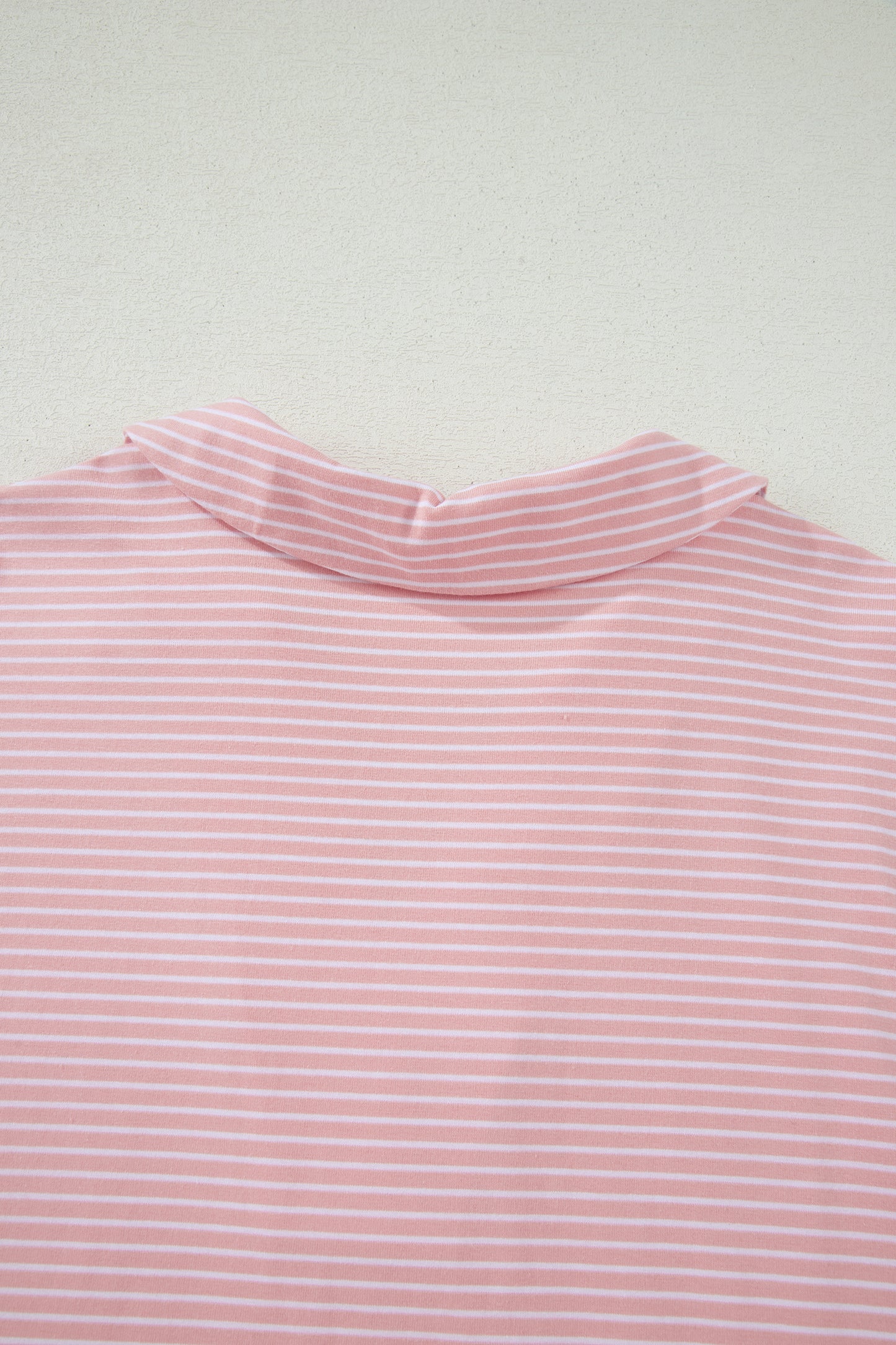 Pink Stripe Dolman Sleeve Polo Shirt and Drawstring Shorts Set - Snoopy's Closet