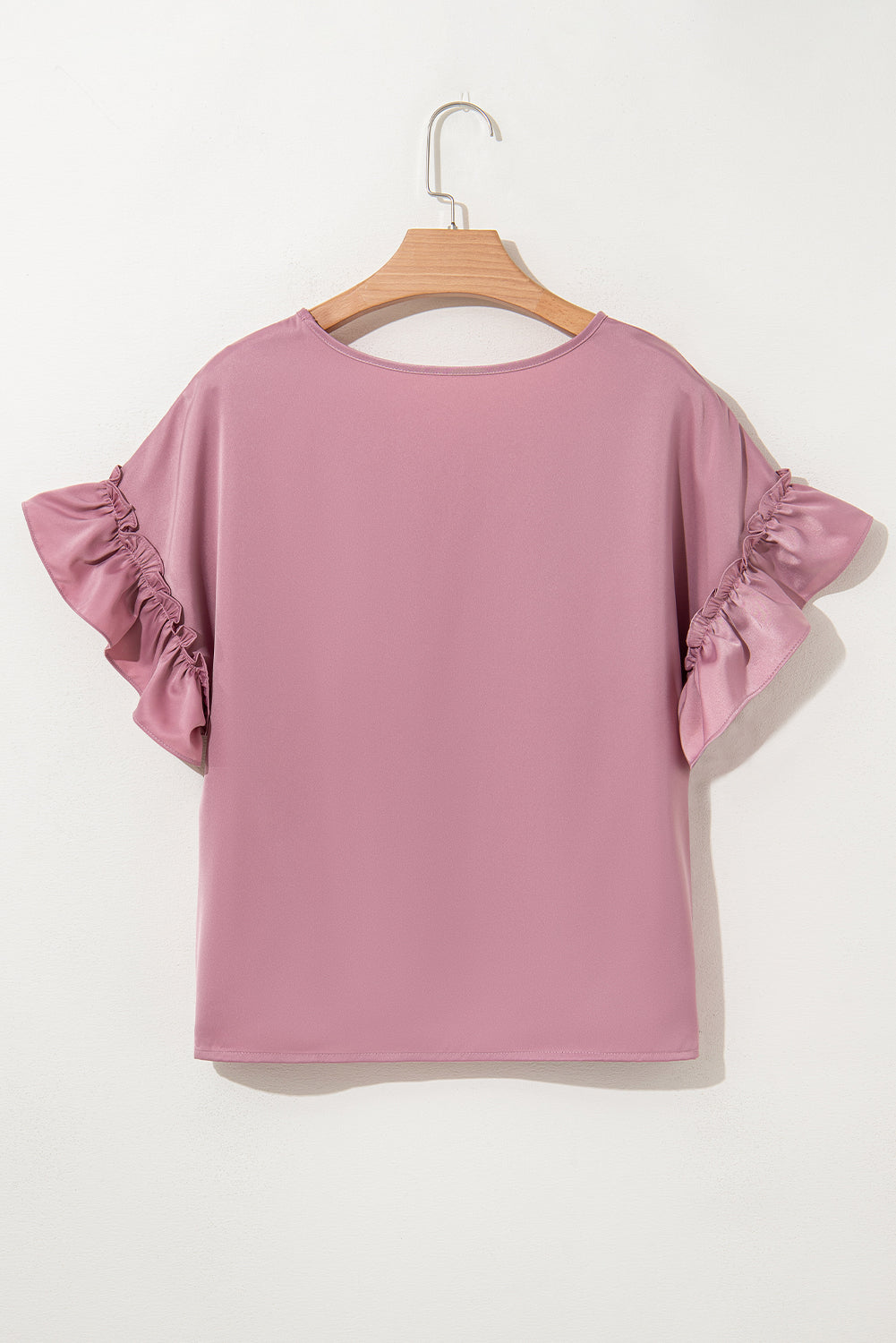 Toadstool Satin Ruffle Sleeve Top - Snoopy's Closet