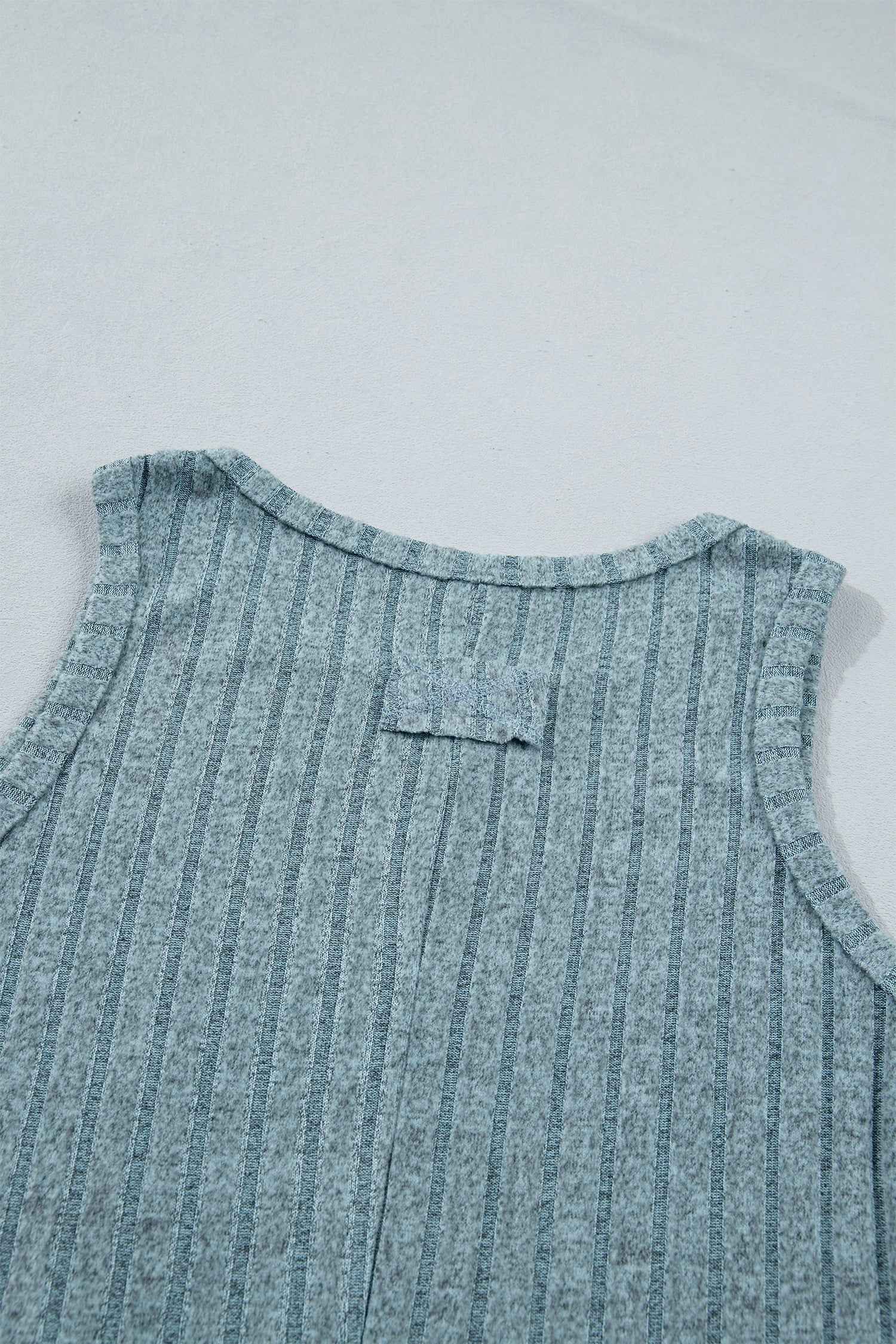 Phalaenopsis Slim Ribbed Mineral Wash Tank Top