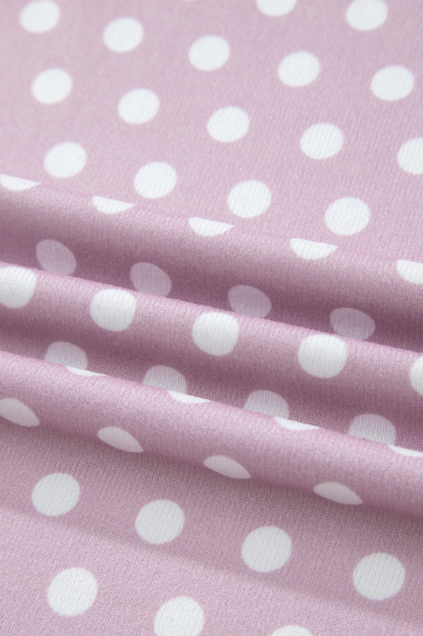 Purple Polka Dot Print Short Set - Snoopy's Closet