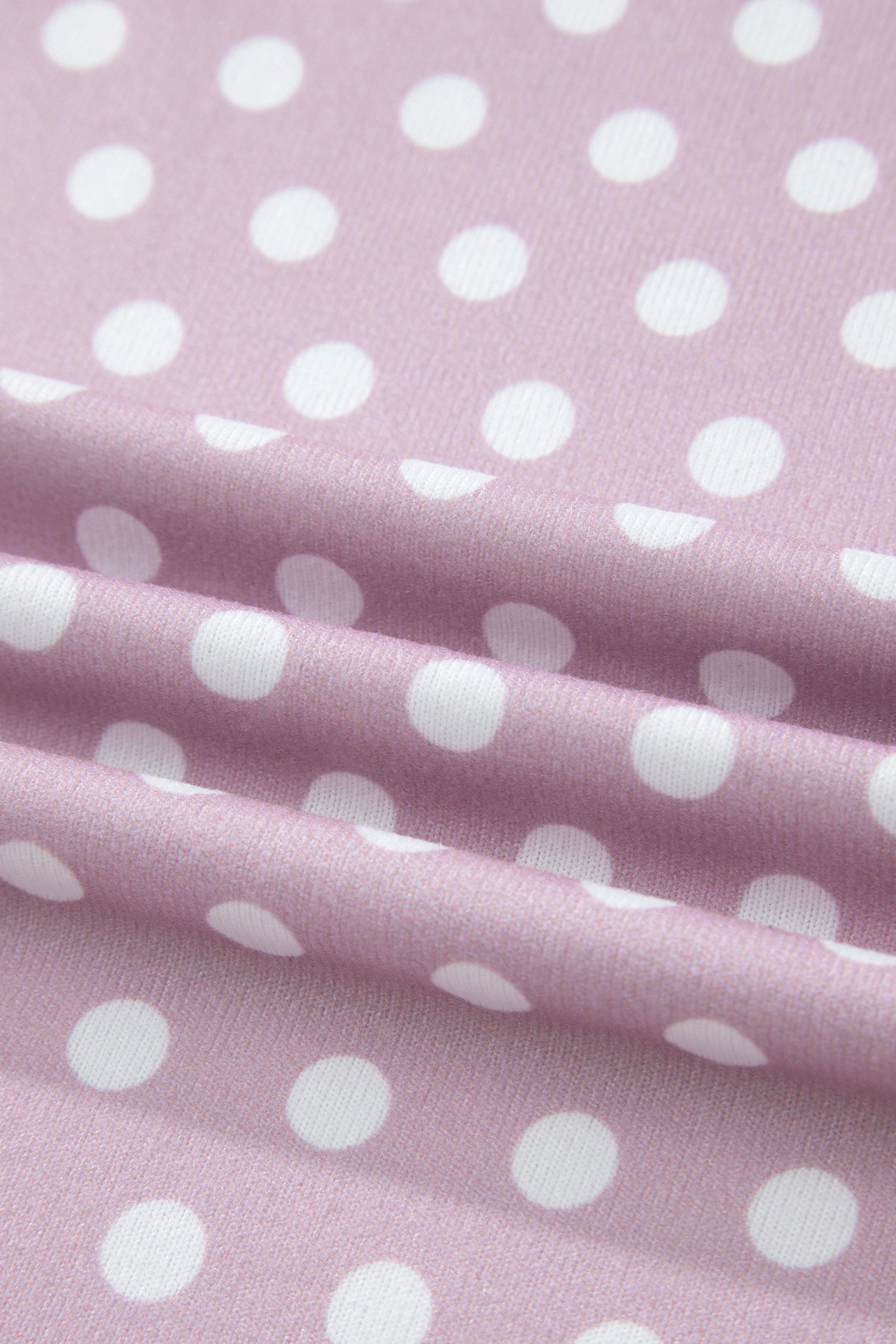 Purple Polka Dot Print Short Set - Snoopy's Closet