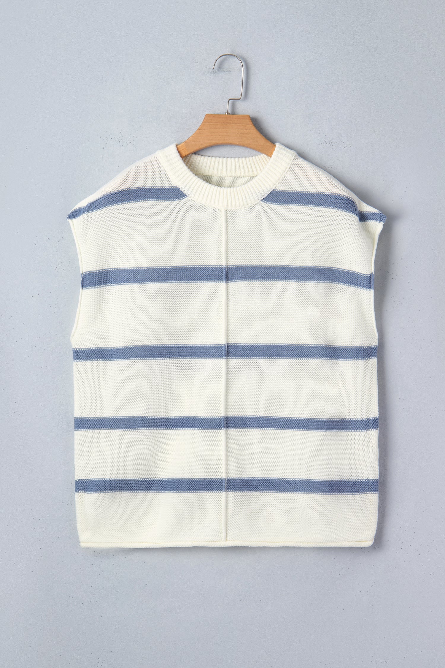 Blue Striped Batwing Sleeve Sweater Tee - Snoopy's Closet