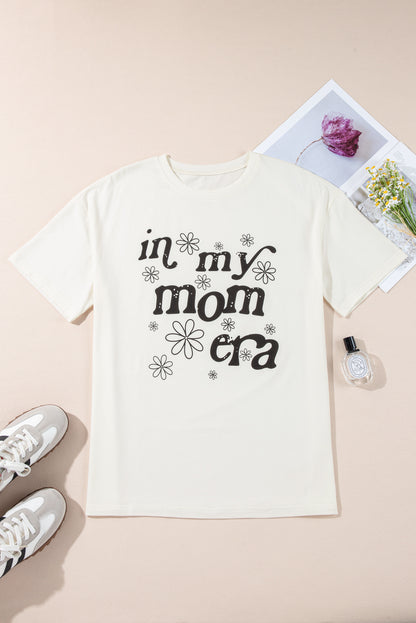 Jet Stream In My mom Era Graphic Loose Casual Tee - Snoopy's Closet