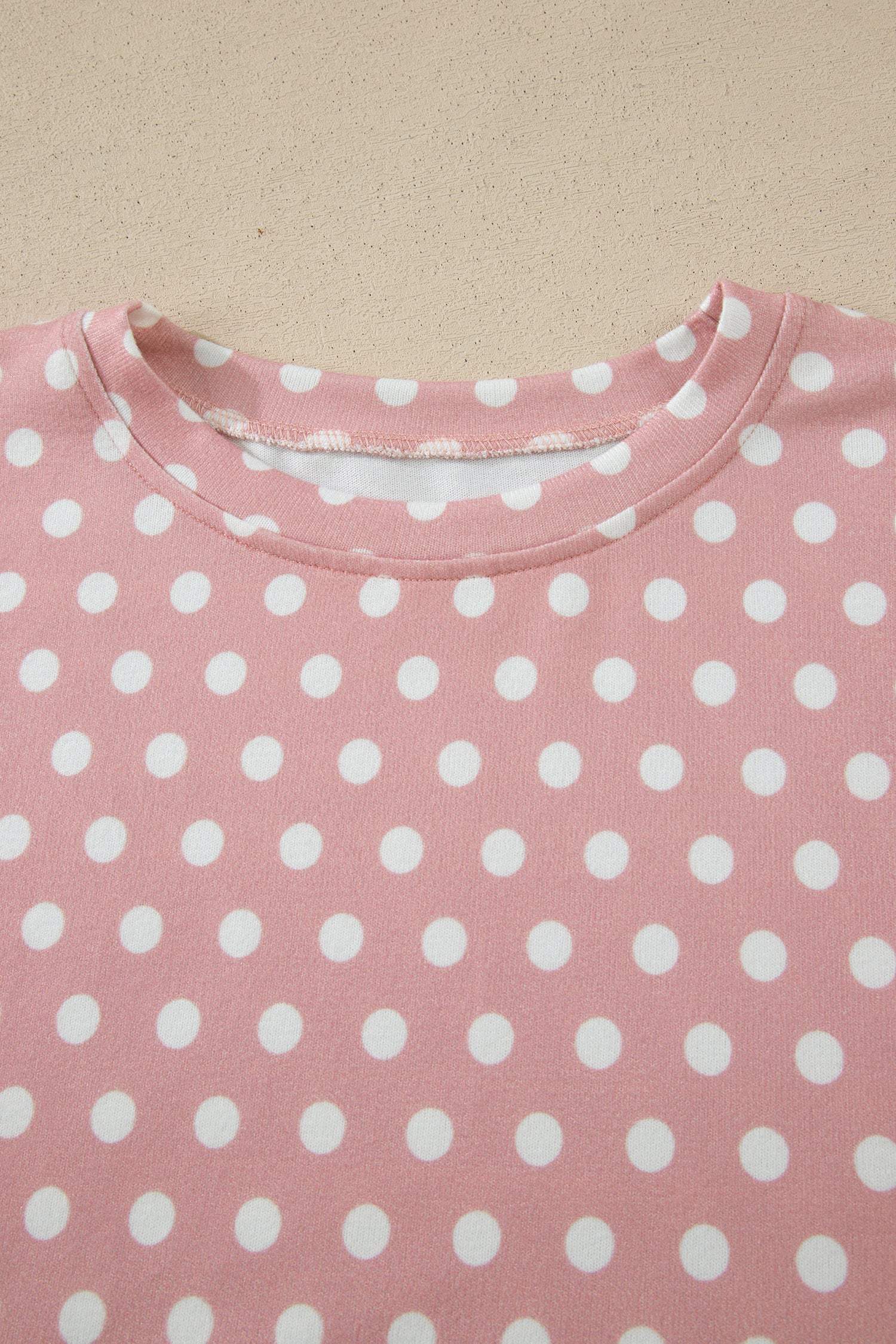 Pink Polka Dot Print Short Set - Snoopy's Closet