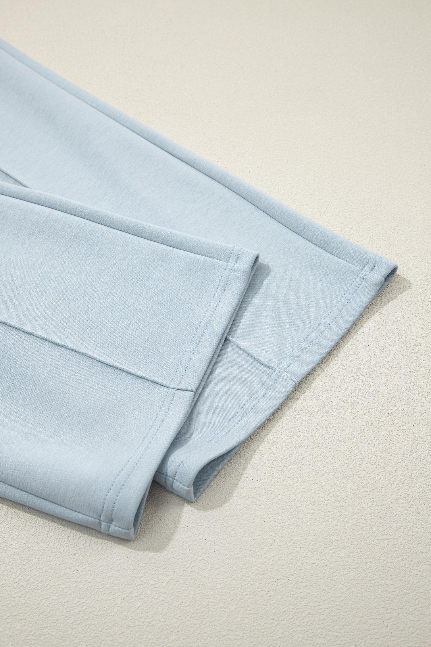 Beau Blue Half Zip Polo Tee Casual Pant Set - Snoopy's Closet